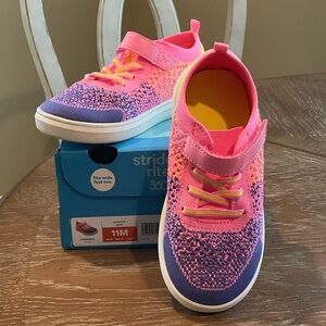 Stride Rite Toddler Girl Size 11M Sneakers in Pink and Purple